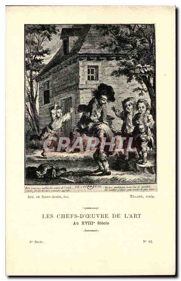 CPA Les chefs d'oeuvre de l'art au 18eme Le coupe tete De Saint Aubin Tillard