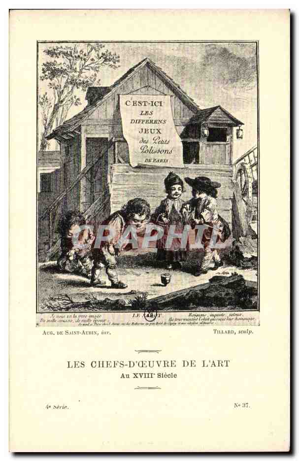 CPA Les chefs d'oeuvre de l'art au 18eme Le sabot De Saint Aubin Tillard
