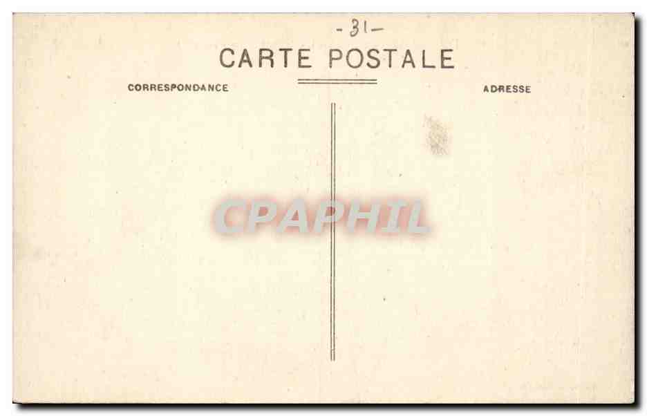 CPA Toulouse Le square du musee (rue de metz )  — Verso