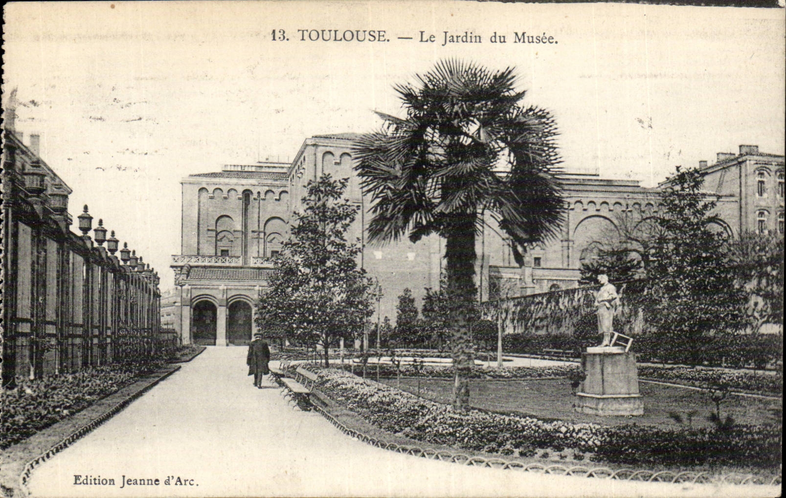 Toulouse — Le Jardin du Musée — Édition Jeanne d'Arc, n°13