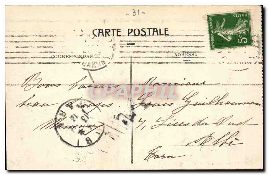 Toulouse — Le Jardin du Musée — Édition Jeanne d'Arc, n°13 — Reverso