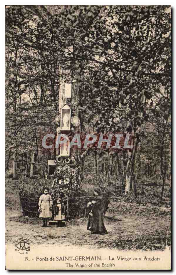 Forêt de SAINT-GERMAIN - La Vierge aux Anglais - éditeur Nébu, n°19