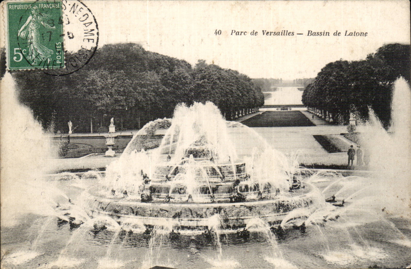 Parc de Versailles — Bassin de Latone — Héliotypie Bourdier et Fauchieux, n°40