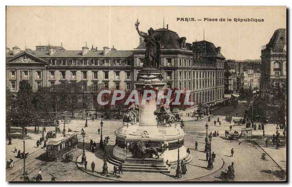 CPA Paris place de la Republique