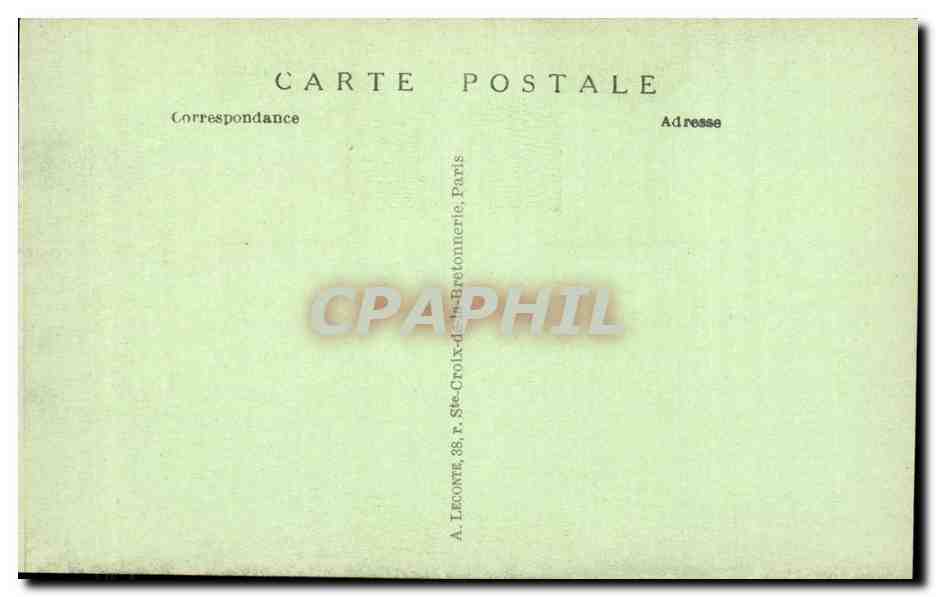 Paris CPA Tombeau de Napoleon  — Rückseite
