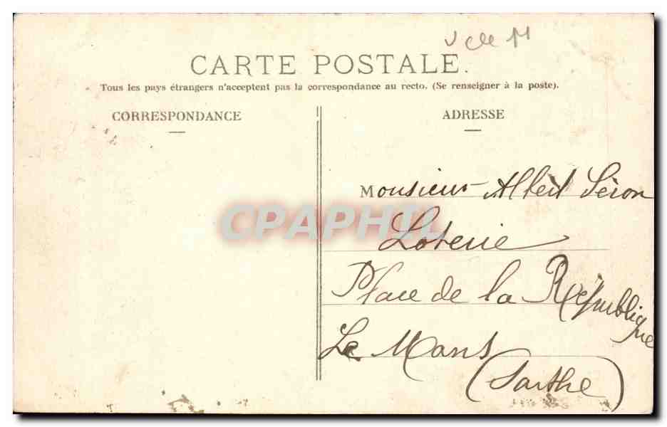 Paris CPA Bois de Vincennes Lac Daumesnil Embarcadere — Rückseite