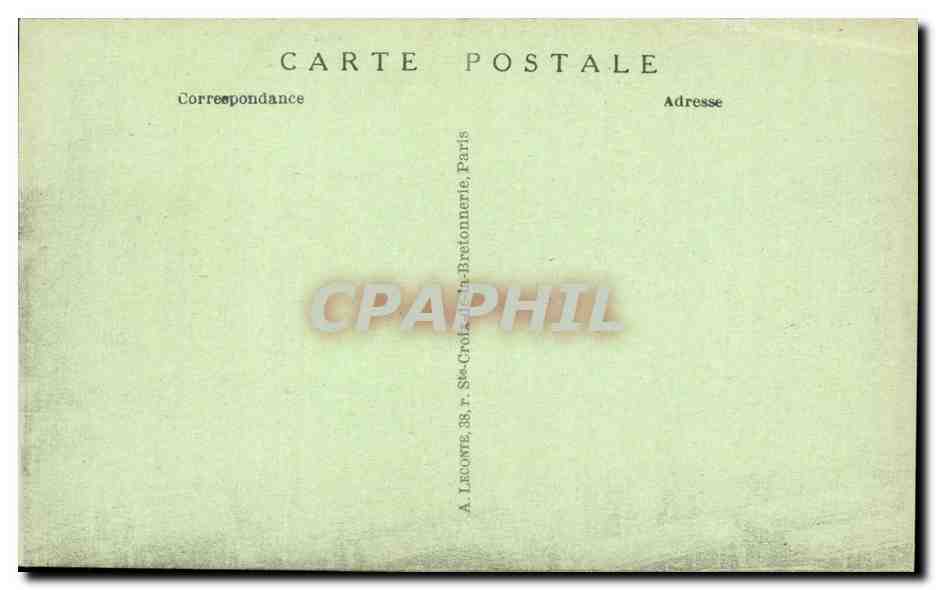 Paris CPA La Bourse — Rückseite