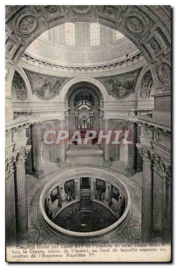 Paris CPA Interieur du Dome des Invalides Tombeau de Napoleon
