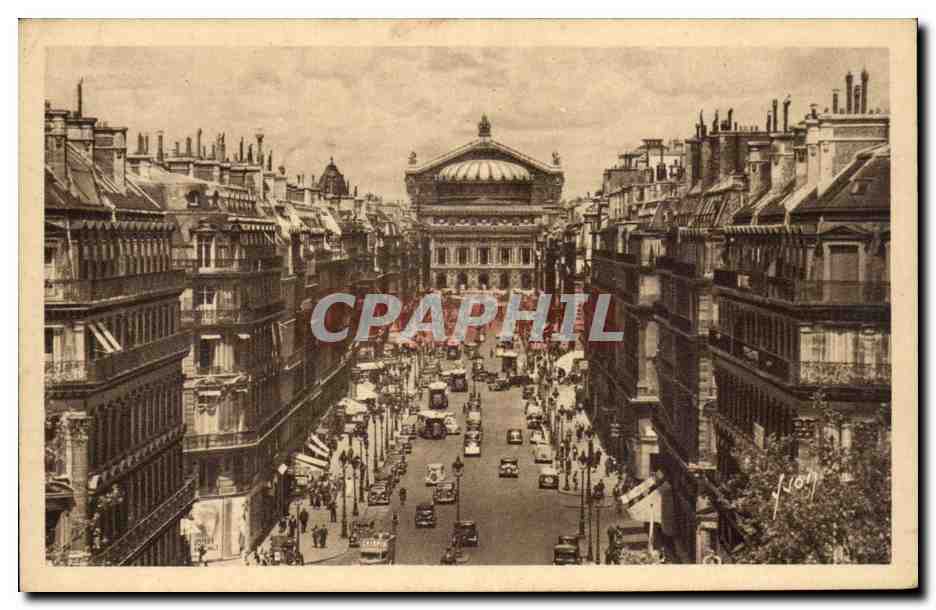 Paris CPA Avenue de l'Opera
