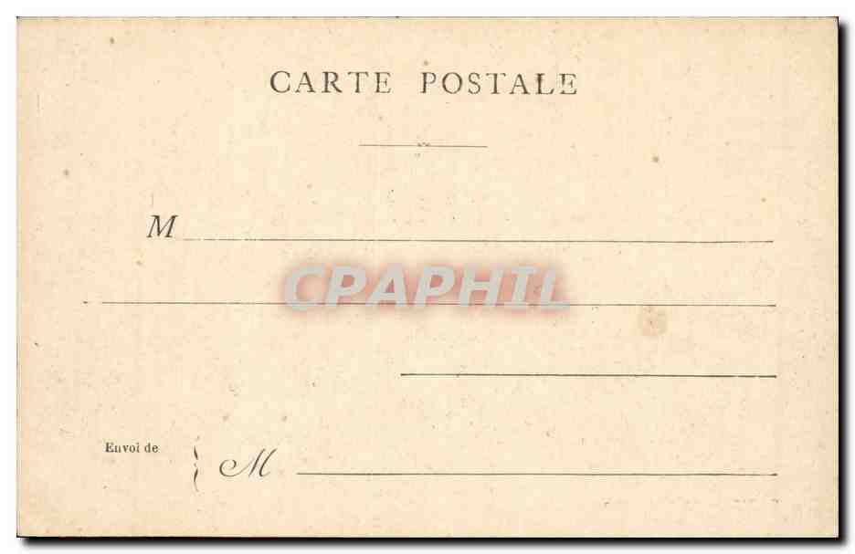 Paris CPA Le Trocadero — Rückseite