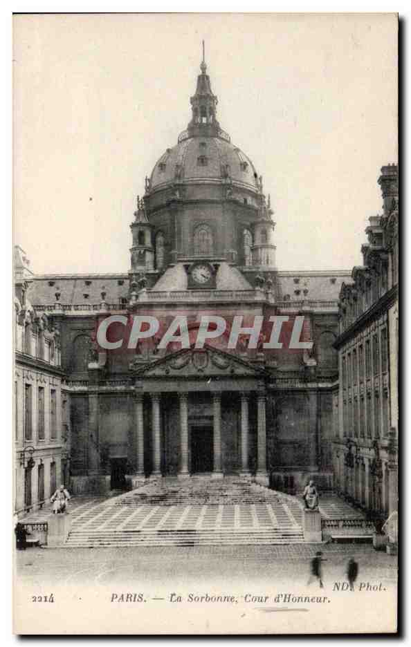 Paris CPA La Sorbonne Cour d'honneur