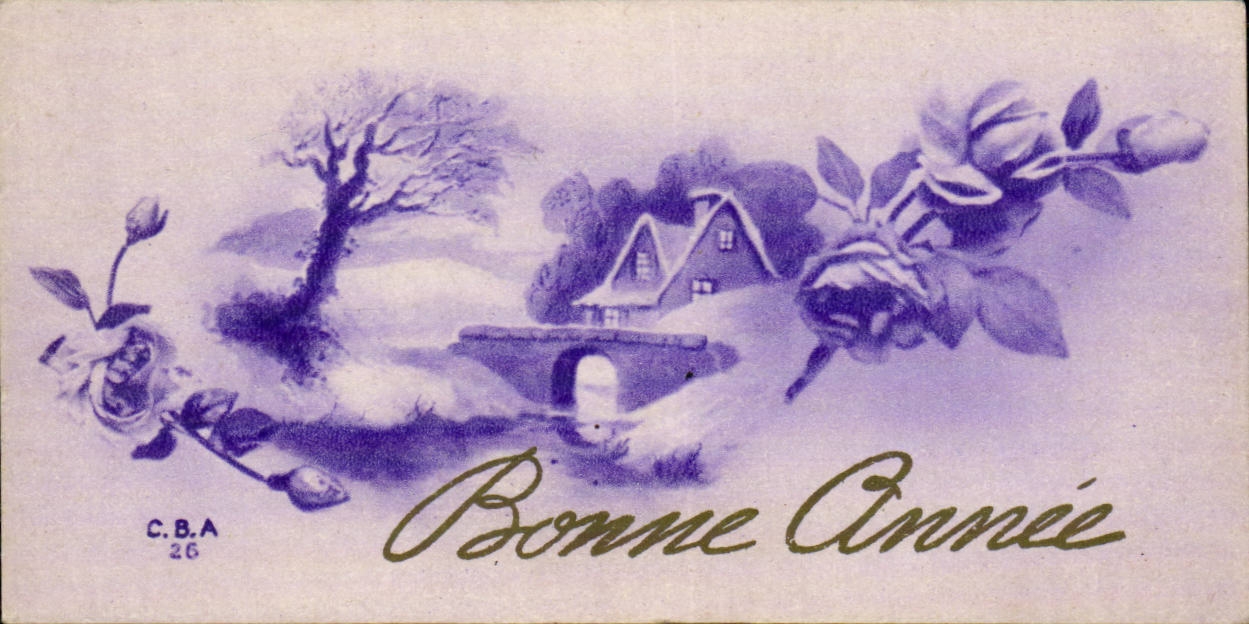 CPA Fantaisie Bonne annee