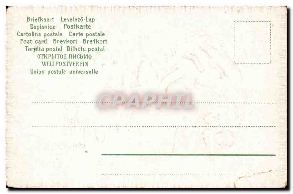 CPA Fantaisie Femme et anges ( carte argentee angel ) — Rückseite