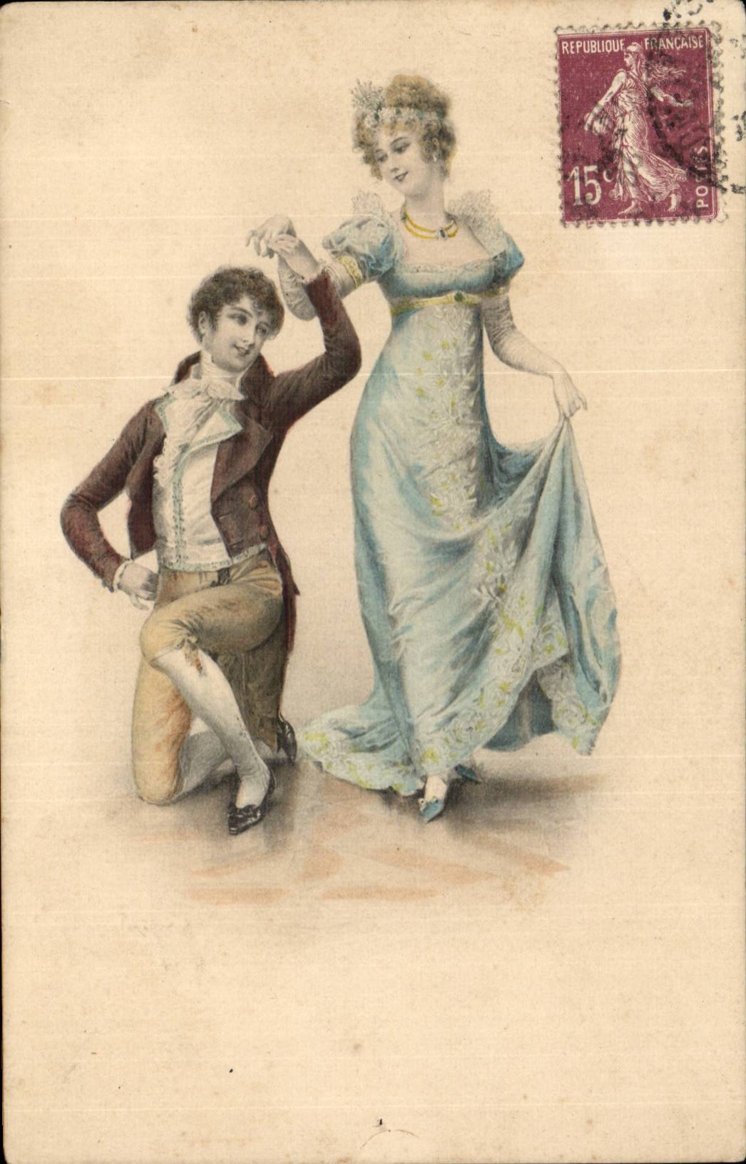 Danseurs — scène de bal — éditeur non visible