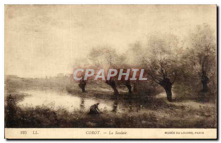 CPA Corot La SAulaise Musee du Louvre Paris