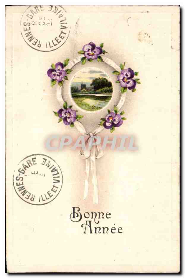 CPA Fantaisie Bonne Annee