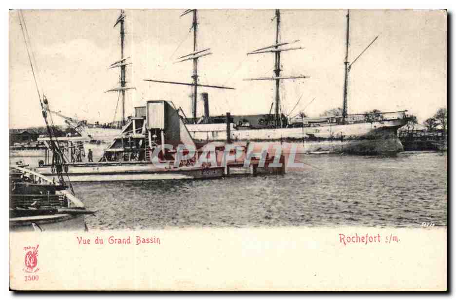 View of the Grand Basin — Rochefort s/m. — Paris, n° 1500