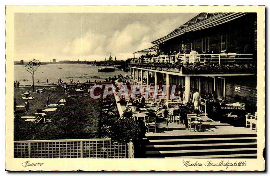 Allemagne - Deutschland - Hannover - Maschsee - Strandbadgaststaette - CPA 