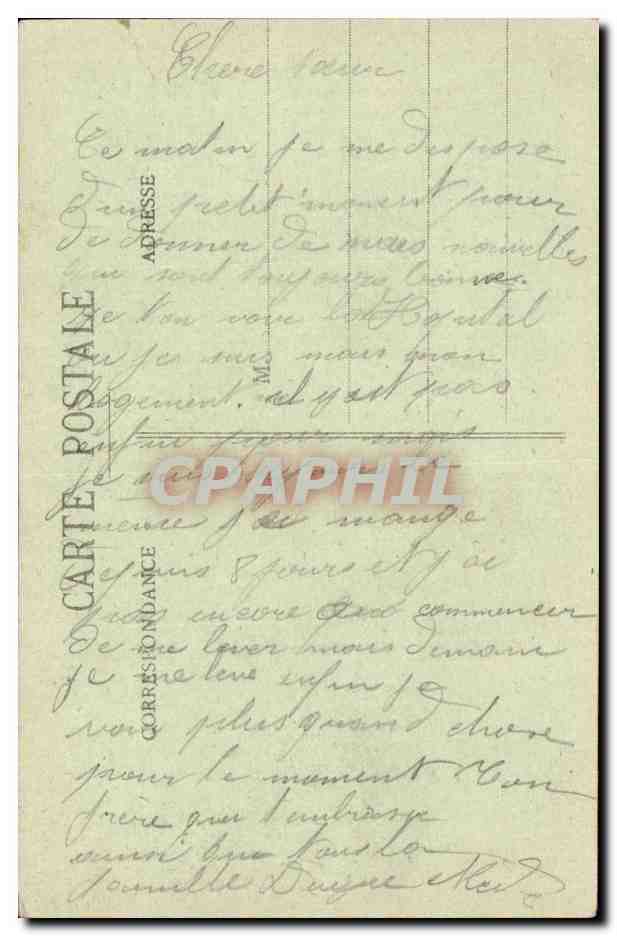 Mirecourt - La Cour de l'Hopital - CPA  — Rückseite