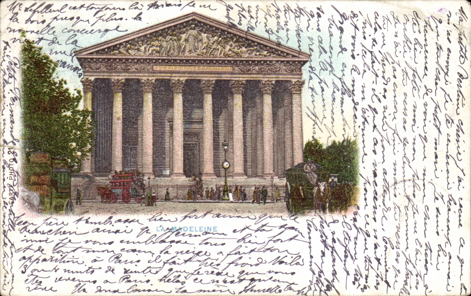 Das Panthéon in Paris — architektonische Ansicht — La Madeleine, Verlag
