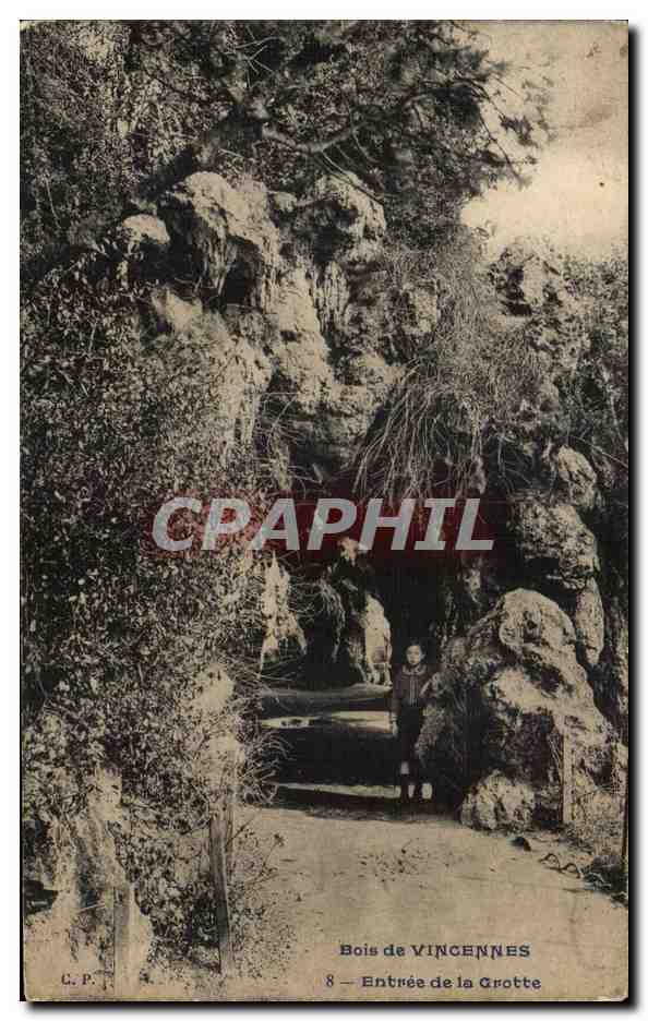 Paris - 12 - Bois de Vincennes - Entree de la Grotte Enfant 