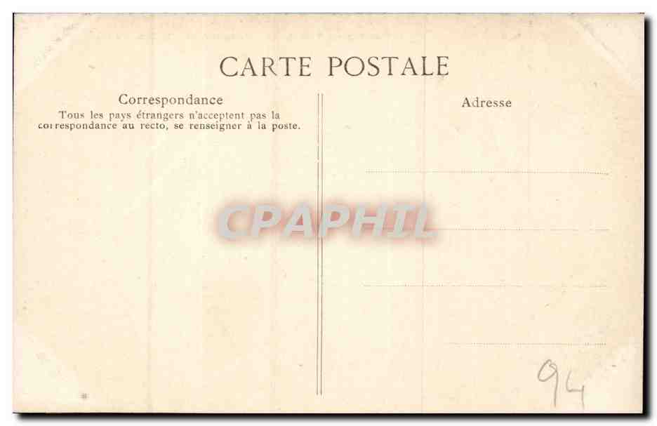 Paris - 12 - Bois de Vincennes - Promenade - Tour du Lac Daumesnil - CPA  — Rückseite