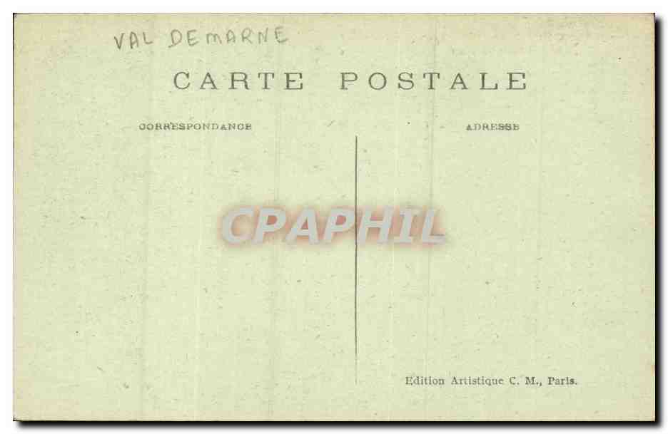 Vincennes — Chapiteaux et Gargouilles de la Chapelle du Fort — C.M. n°98 — Rückseite