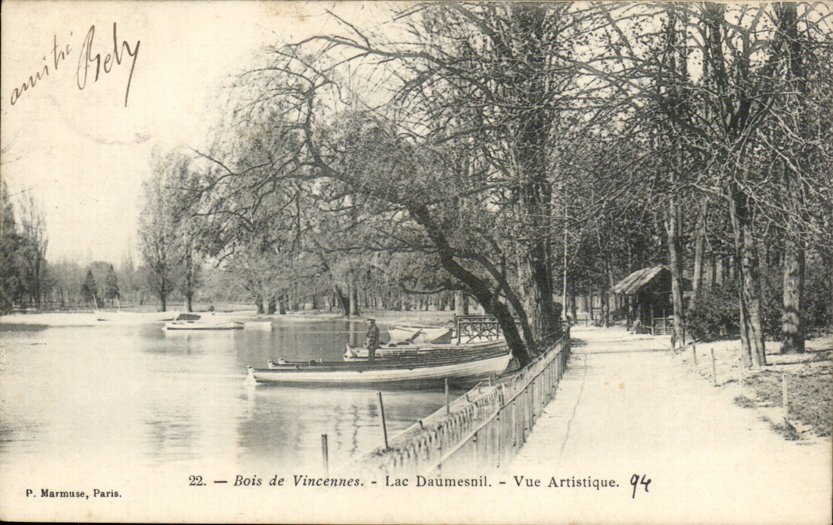Paris - 12 - Bois de Vincennes - Lac Daumnesnil - CPA 