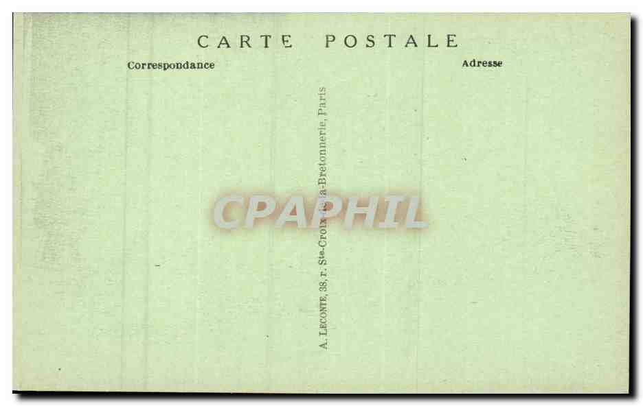 Paris - 8 - L'Arc de Triomphe - CPA  — Rückseite