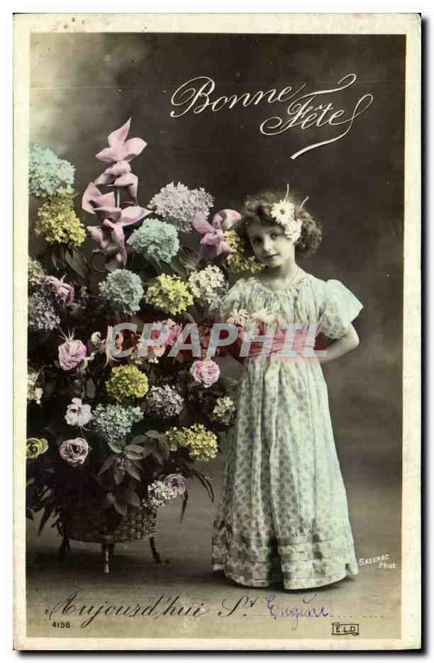 Fantaisie - Enfant - Bonne Fete - - CPA 