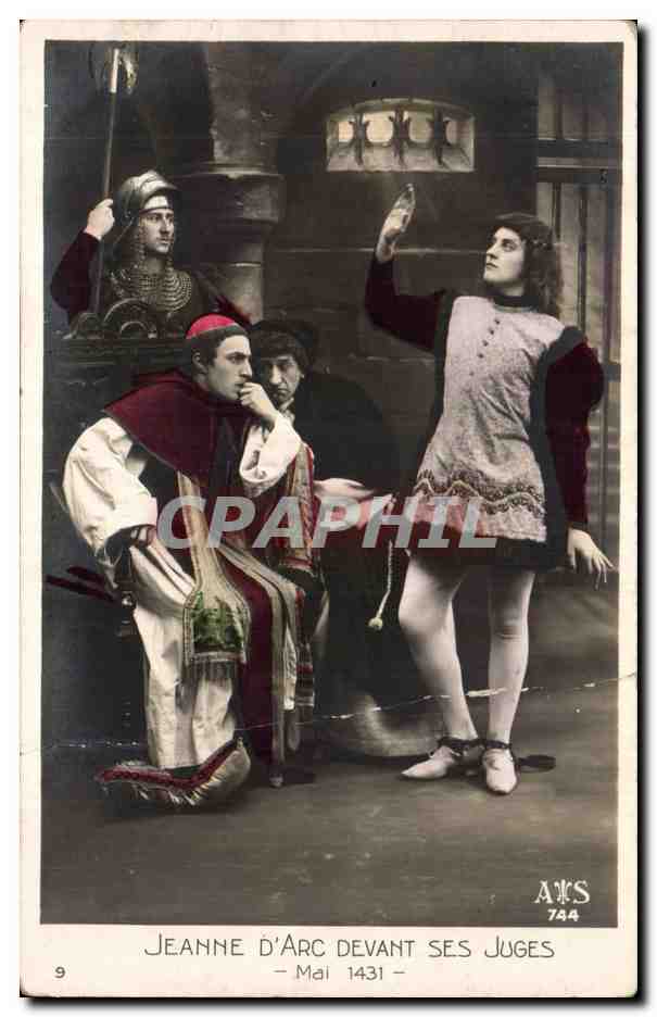 Jeanne d'Arc devant ses juges — Mai 1431 — éditeur ATS, n° 744