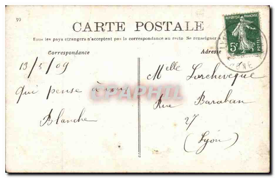 Jeanne d'Arc devant ses juges — Mai 1431 — éditeur ATS, n° 744 — Verso