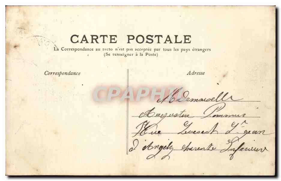 La Rochelle - Porte Royale - CPA  — Verso