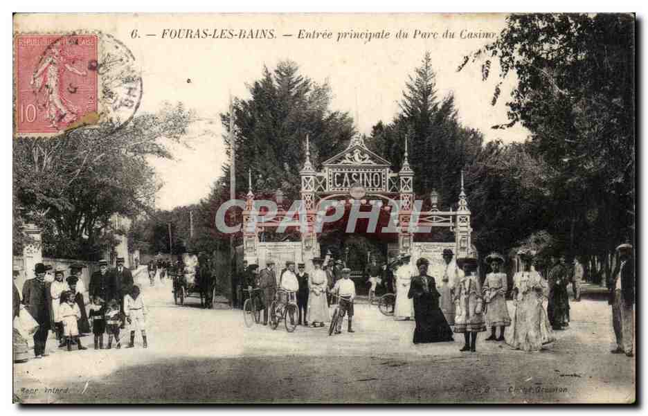 Fouras-les-Bains — Main Entrance of the Casino Park — C. G. Drouillon