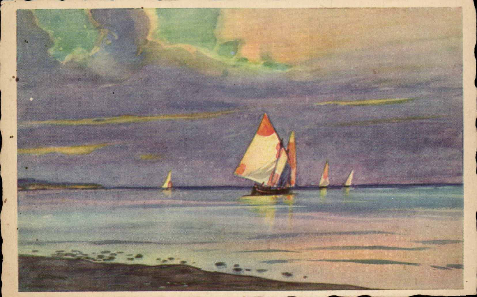 Bateaux - Voilier - Sailboat - CPA 