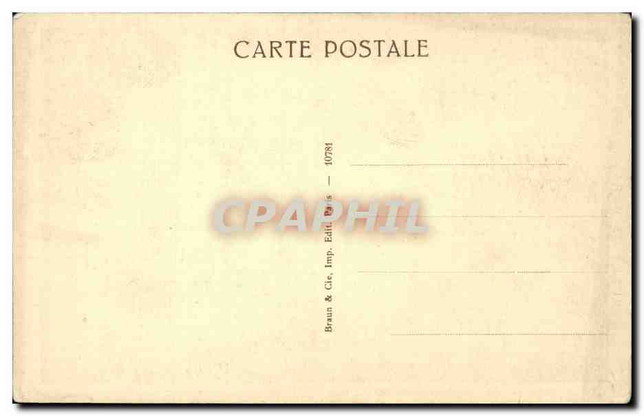 Musee de Versailles - Arts - Tableaux - CPA  — Verso