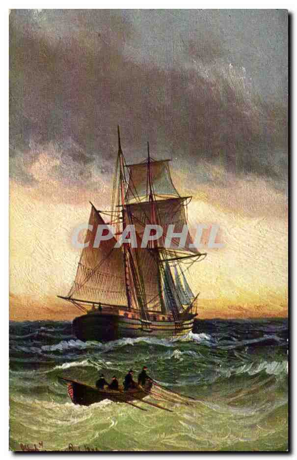 Bateaux - Voilier - Sailboat - CPA 