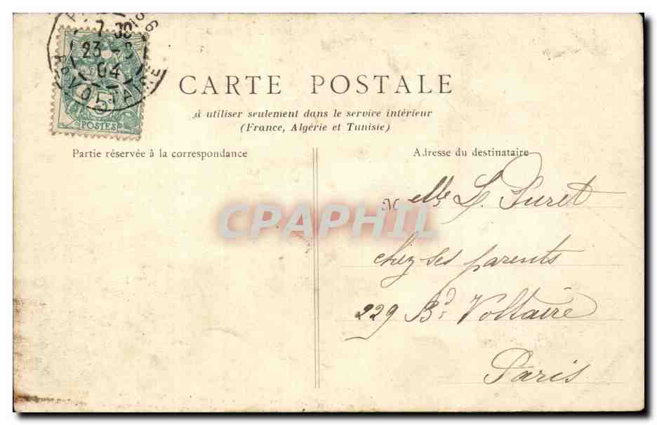 Paris - 16 - Le Trocadero - CPA  — Rückseite