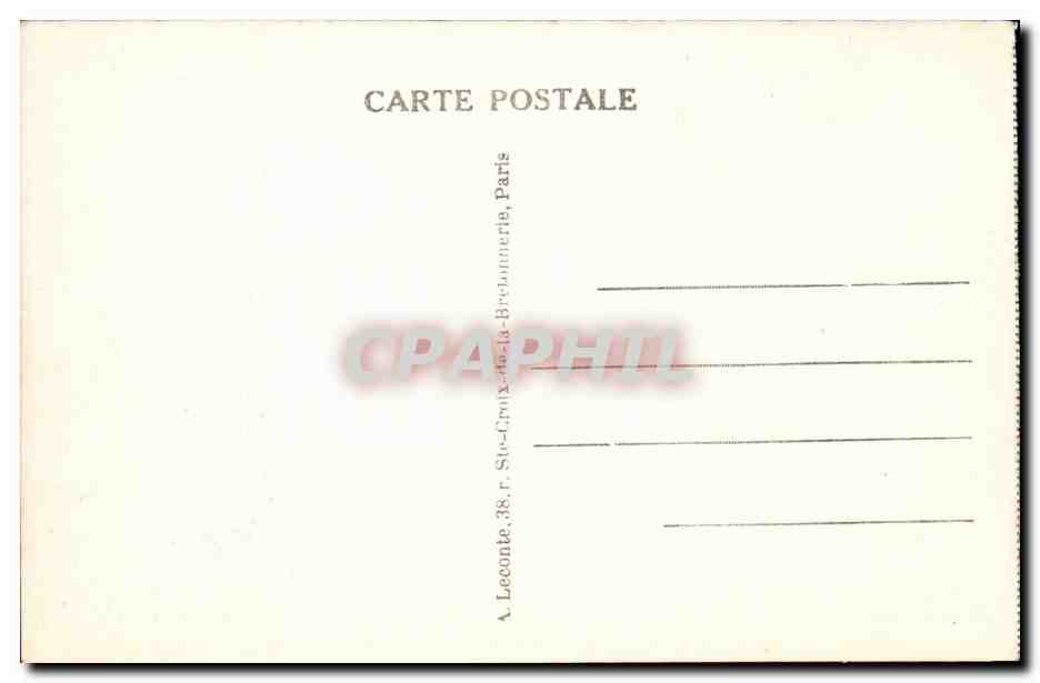 Paris - 10 - Porte Saint Martin - automobile - CPA  — Rückseite