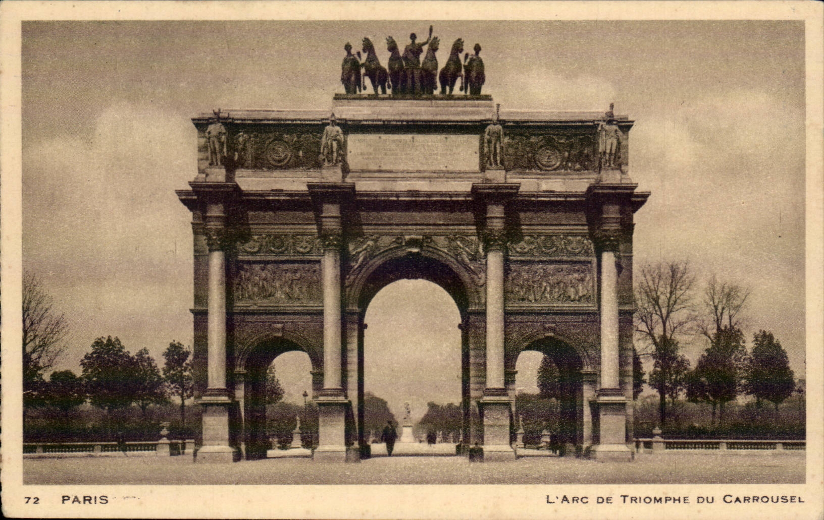 Paris - 1 - L'Arc du Triomphe du Carrousel - CPA 