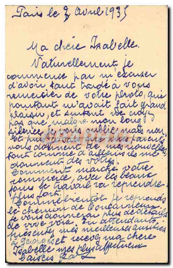 Paris - 1 - L'Arc du Triomphe du Carrousel - CPA  — Rückseite