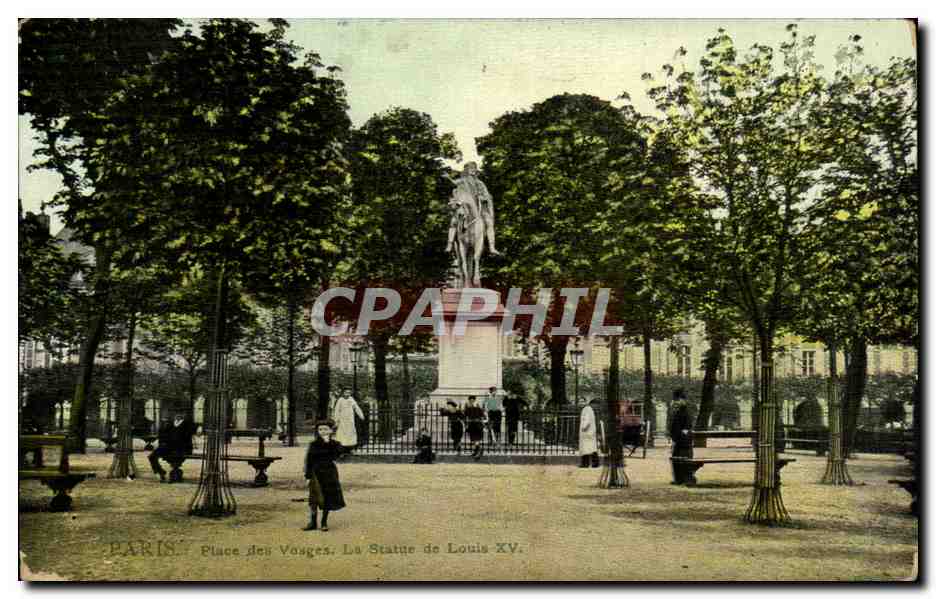 Paris - 4 - Place des Vosges - CPA 