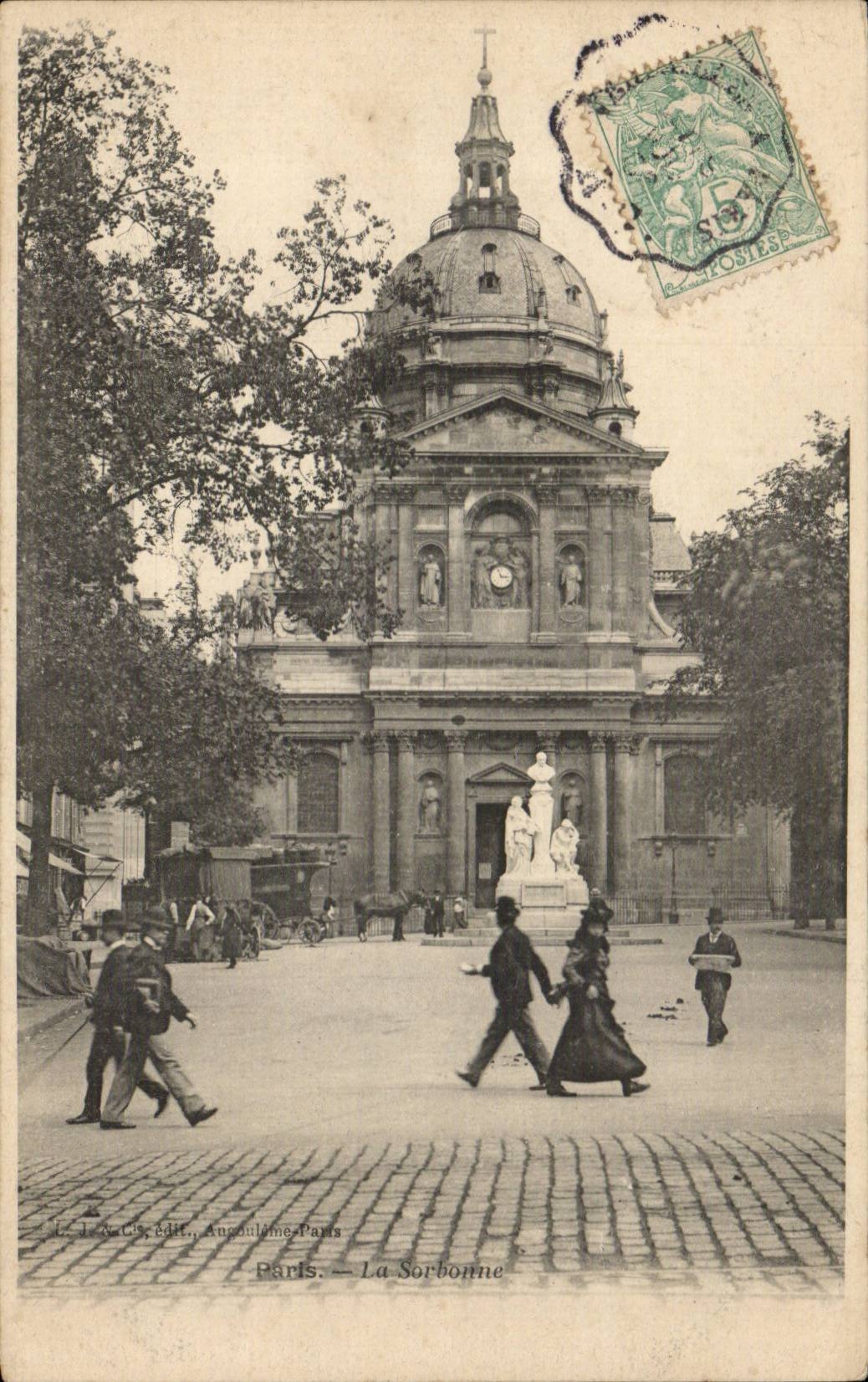 Paris - 5 - La Sorbonne - CPA 