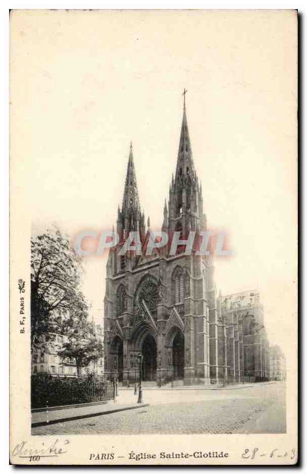 Paris - 7 - Eglise Saint Clotilde - CPA 