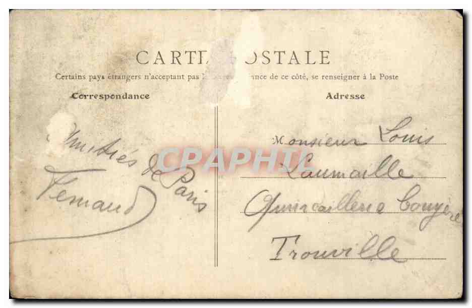 Paris - 14 - Avenue de l'Observatoire - CPA  — Rückseite