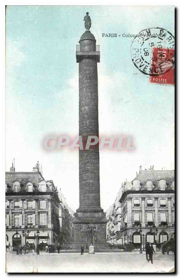 Paris - 1 - Colonne Vendome - CPA 