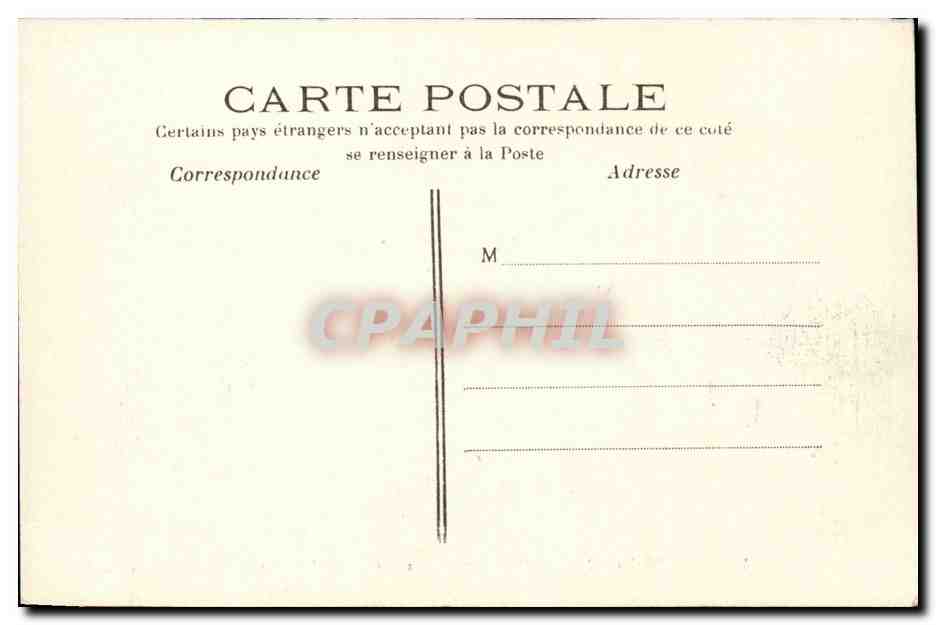 Paris - 7 - Hotel des Invalides - Cour d'Honneur - CPA  — Verso
