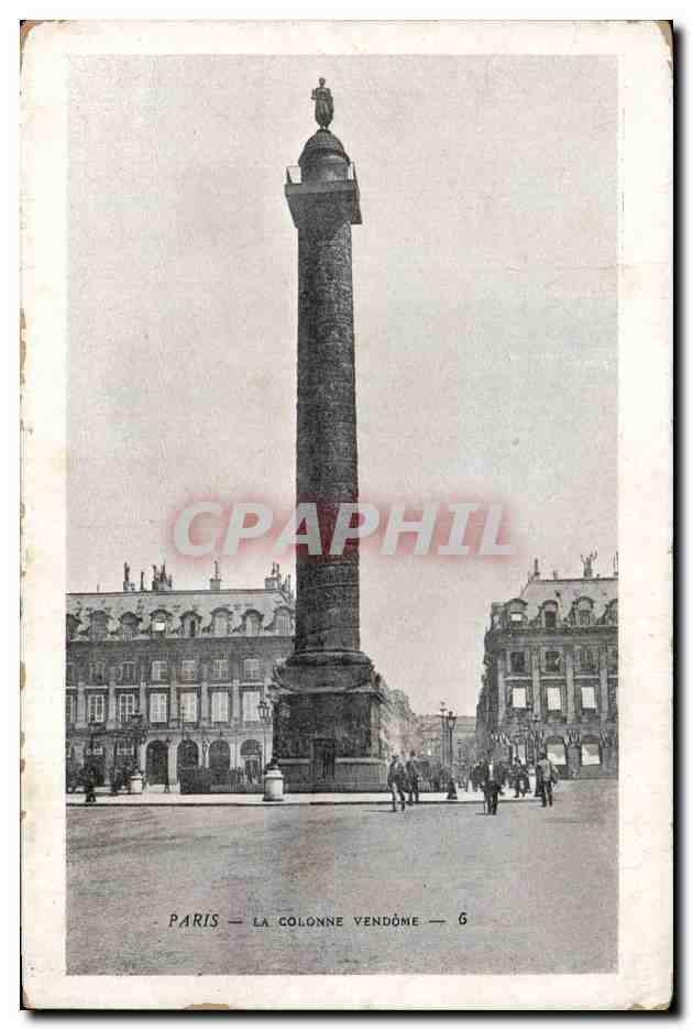 Paris - 1 - La Colonne Vendome - CPA 