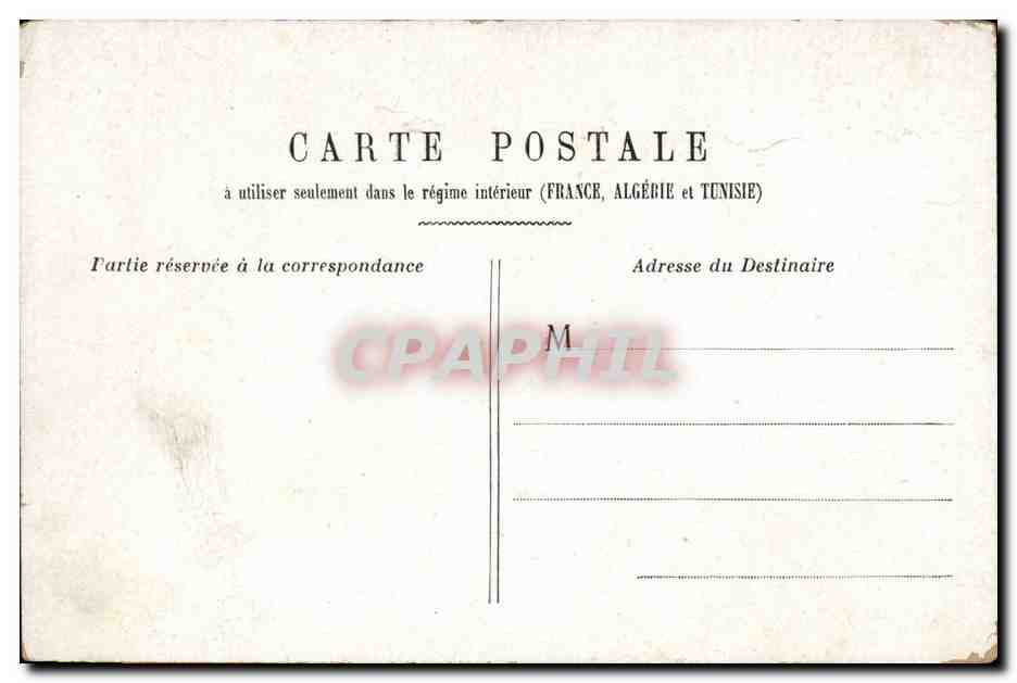 Paris - 1 - La Colonne Vendome - CPA  — Rückseite