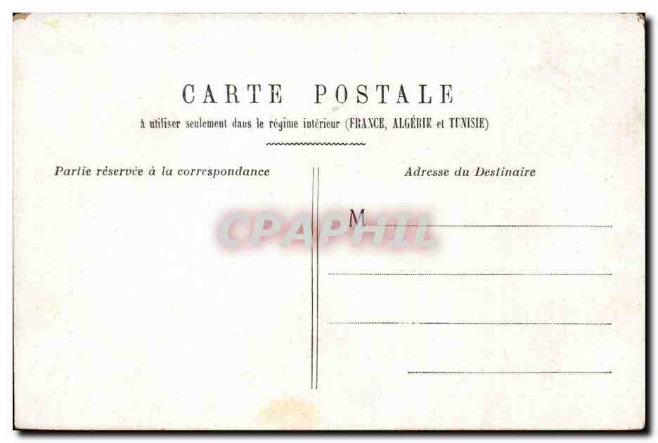 Montmartre — La Basilique du Sacré-Cœur — éditeur non identifié, n° de série 10 — Verso